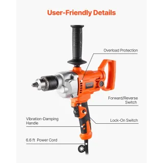 Бормашина/бъркалка VEVOR 8116/ 1100W Бормашина/бъркалка VEVOR 8116/ 1100W