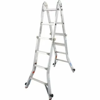 Алуминиева телескопична стълба KRAUSE TeleVario 4+4 Алуминиева телескопична стълба KRAUSE TeleVario 4+4