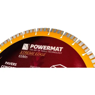 Диамантен диск за бетон, камък, гранит POWERMAT PM-TDCS-3501T/ 350 мм