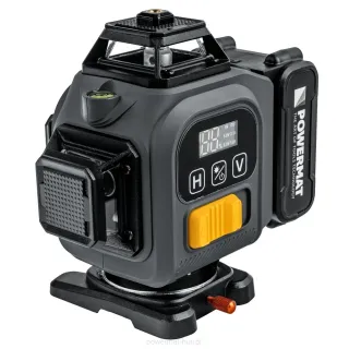 Лазерен нивелир със зелен лъч Powermat PM-PLK-4DM3/ 40 м