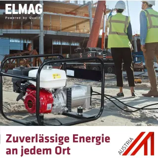 Бензинов генератор ELMAG SEB 4100WE-AVR/ 230V/ 4kVA/ 5.3л