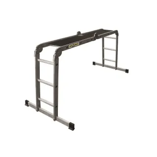 Многофункционална стълба с борд от хидр.шперплат DRABEST DP-PRO 4x3