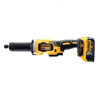 Акумулаторен прав шлайф DeWALT DCG426P2, 18 V, 5 Ah