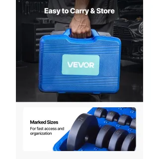 Комплект за пресоване на лагери VEVOR LX1052+LX1003/ 52+14 бр. Комплект за пресоване на лагери VEVOR LX1052+LX1003/ 52+14 бр.