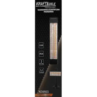 Електрически лъчист отоплител KraftDele KD6503/ 1500W Електрически лъчист отоплител KraftDele KD6503/ 1500W