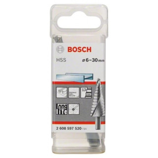 Стъпаловидно свредло HSS на Bosch 6 - 30 mm Стъпаловидно свредло HSS на Bosch 6 - 30 mm