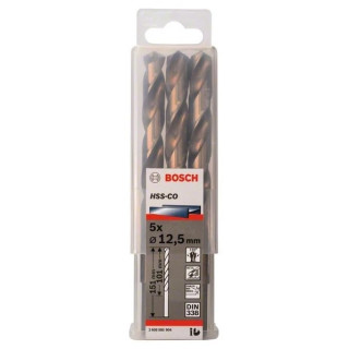 Свредло HSS-Co Standard line за метал на Bosch 12.5 mm - 5 броя