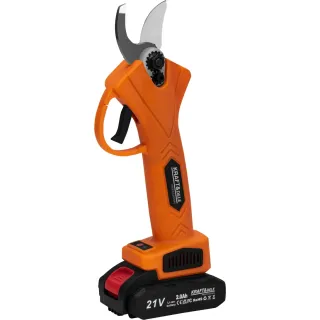 Акумулаторна лозарска ножица KraftDele KD5091/ 21V/ 2x2Ah