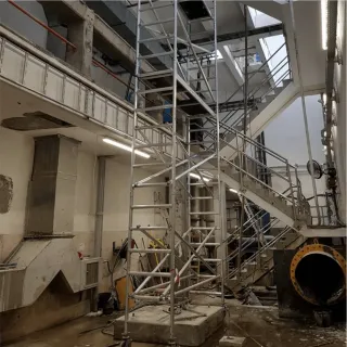 Професионално мобилно алуминиево скеле CONDOR ProTUBE S4/ 4,1 м