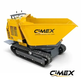 Верижен мини дъмпер с реверсивна кофа CIMEX WB-1200R/ 1200 кг/ 15 к.с.