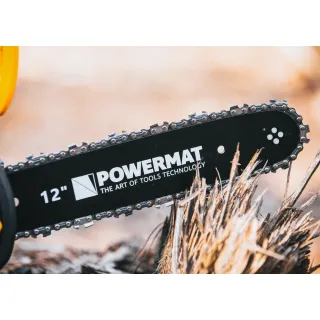 Акумулаторен верижен трион POWERMAT PM-MPA-4AHM/ 21V/ 2x4Ah
