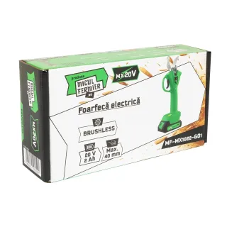 Акумулаторна градинска ножица MICUL FERMIER MF-MX1022-G01/ 20V/ 2Ah