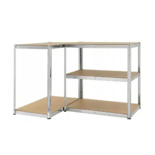 Метален стелаж REXXER RM-02-200/ 5 MDF рафта/ 175 кг/рафт Метален стелаж REXXER RM-02-200/ 5 MDF рафта/ 175 кг/рафт