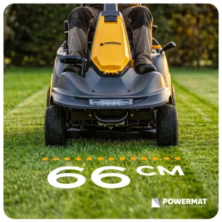 Тракторна косачка Powermat PM-OTS-6HPM/ 6 к.с./ 150 л/ 660 мм