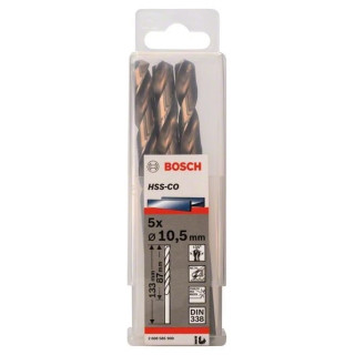 Свредло HSS-Co Standard line за метал на Bosch 10.5 mm - 5 броя