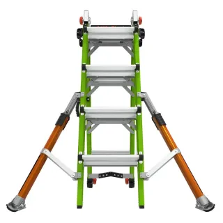 Професионална двураменна стълба Little Giant CONQUEST 4x4 M17 Fiberglass/ 150 кг