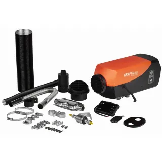 Преносим дизелов отоплител с дистанционно KraftDele KD11781/ 8kW/ 10 л/ термостат/ LCD дисплей