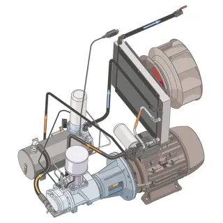 Винтов компресор с директно задвижване и честотен контрол Comprag DV-1108/ 11kW/ 400V