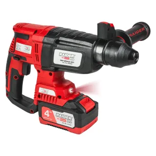 Акумулаторен перфоратор Raider RDP-BRH20 Case R20 SDS+/ 20 V/ 4 Ah