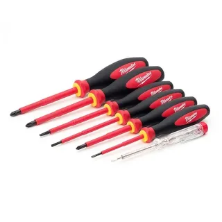 Комплект отвертки електротехнически и фазомер Milwaukee 4932478739 1000V VDE SB/PZ/PH/ 7 бр.