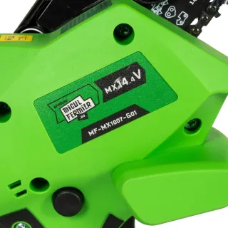 Акумулаторен мини верижен трион MICUL FERMIER MF-MX1007-G01/ 14.4 V/ 2Ah