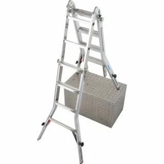 Алуминиева телескопична стълба KRAUSE TeleVario 4+4 Алуминиева телескопична стълба KRAUSE TeleVario 4+4