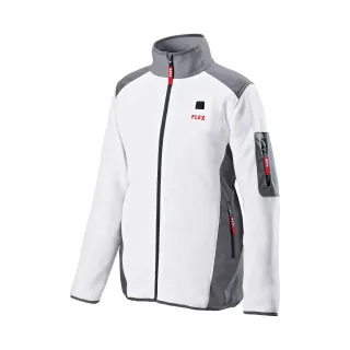 Акумулаторно подгряващо поларено яке FLEX TF White 10.8/18.0 XXL Men/ 10.8V/18V