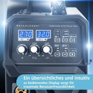 Заваръчен апарат STAHLWERK MIG/MAG 270 Pulse Pro/ 400V/ 270A