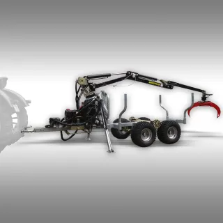 Ремарке за дървен материал Jansen HRW-15pro, 6.5 к.с. Ремарке за дървен материал Jansen HRW-15pro, 6.5 к.с.