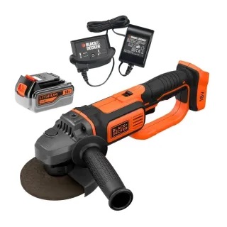 Акумулаторен ъглошлайф Black and Decker BCG720M1/ 18V/ 4 Ah