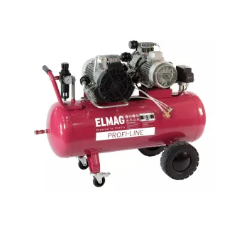 Безмаслен компресор ELMAG PROFI-LINE OIL-FREE PL 660/10/200 D/ 400V/2x2200W/ 200 л