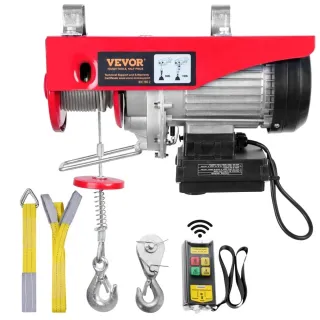 Електрическа лебедка VEVOR DD1760LBS21FTGUZHV2/ 800 кг/ 1450W