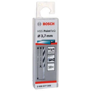 Свредло HSS за метал PoinTec 3.7 mm на Bosch комплект 10 бр.