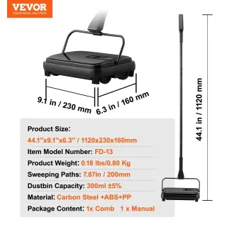 Уред за почистване на килими VEVOR FD-13/ 300 мл Уред за почистване на килими VEVOR FD-13/ 300 мл