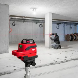 Комплект ротационен лазерен нивелир с аксесоари Sola EVO 360/ 300 м