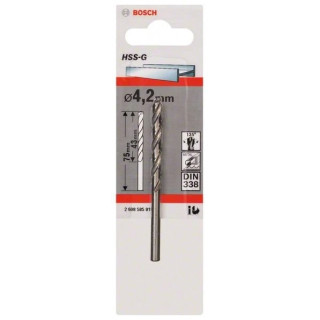 Свредло HSS-G за метал DIN 338 на Bosch 4.2 mm