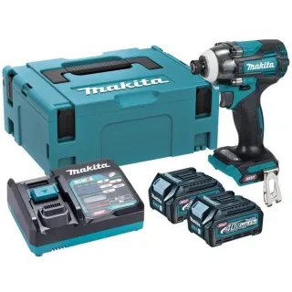Акумулаторен винтоверт Makita TD004GD201/ 40V/ 2x2.5Ah