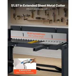 Машина за рязане на ламарина VEVOR FS-1.5X1320/ 1320 мм Машина за рязане на ламарина VEVOR FS-1.5X1320/ 1320 мм