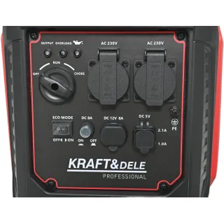 Инверторен генератор KraftDele KD3162/ 12V/230V/ 2,5kW/ 4.2 л Инверторен генератор KraftDele KD3162/ 12V/230V/ 2,5kW/ 4.2 л