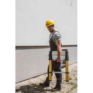 Алуминиева телескопична стълба DRABEST DR-AL TELE MAX 2.6 / 9 стъпала Алуминиева телескопична стълба DRABEST DR-AL TELE MAX 2.6 / 9 стъпала