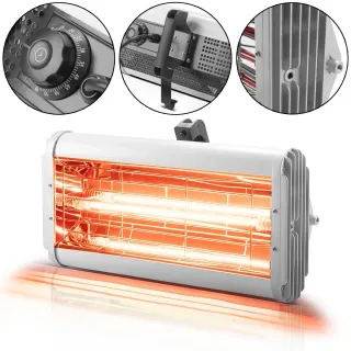 Инфрачервена сушилня за боя STAHLWERK MIL-1200 ST/ 1200W