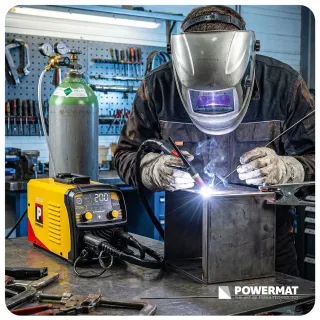 Инверторен заваръчен апарат POWERMAT PM-PAS-200L/ 200A