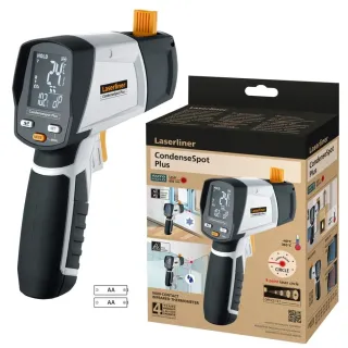 Безконтактен инфрачервен термометър/влагомер Laserliner CondenseSpot Plus