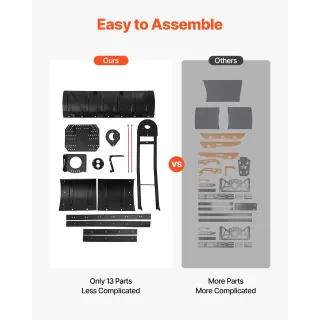 Приставка снегорин VEVOR ATV-001J-60/ 1524х385 мм