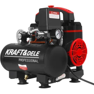 Безмаслен компресор KraftDele KD4069/ 950W/ 230V/ 5л