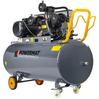 Маслен монофазен компресор Powermat PM-KO-200T-230V/ 3 kW/ 200 л