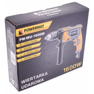 Електрическа ударна бормашина POWERMAT PM-WU-1600M/ 1.6kW Електрическа ударна бормашина POWERMAT PM-WU-1600M/ 1.6kW
