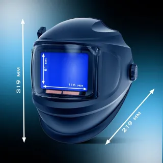 Автоматична заваръчна маска MASTER 3в1 STAHLWERK 6354/ DIN 14