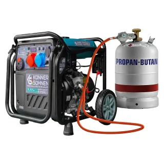 Инверторен генератор газ/бензин KOENNER-SOEHNEN KS 8100iEG 1/3/ 230/400V/ 8.5kW/ 20л