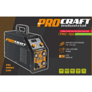 Инверторен апарат за плазмено рязане Procraft Industrial TMC-160, 230V